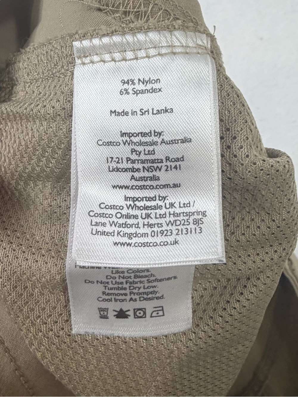 Eddie Bauer Pants Women Sz 8 Beige Rainier Capri Outdoor Hiking Lightweight - Picture 6 of 9